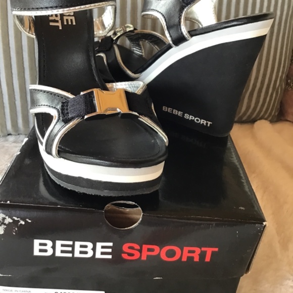 Bebe sport heel sandal size 6 - Picture 3 of 6